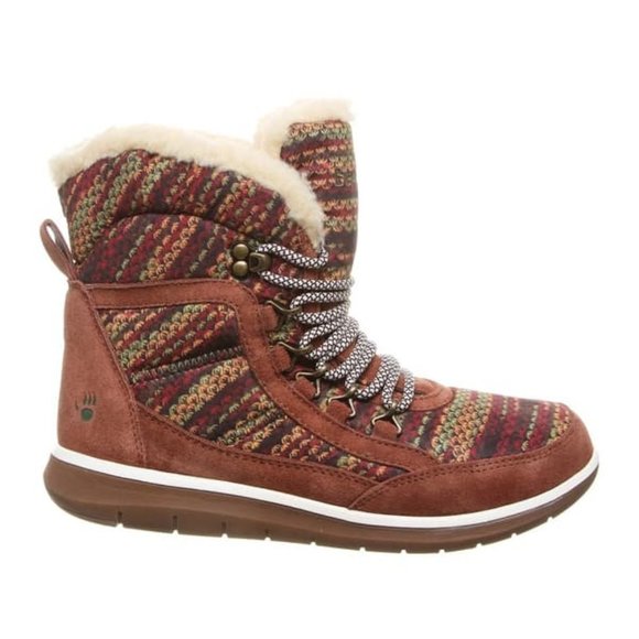 BEARPAW Ruby Genuine Sheepskin Footbed Lace Boot - Picture 3 of 4